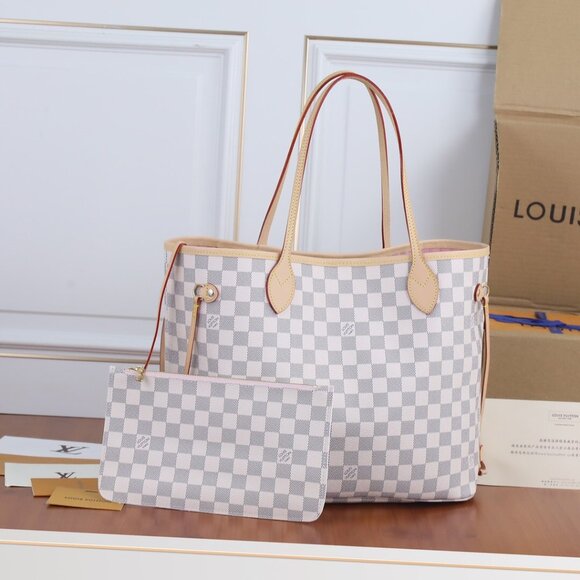🌈🌹Louis Vuitton Neverfull Tote Monogram Canvas MM